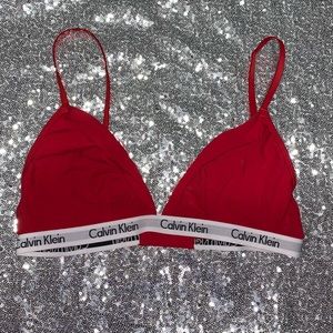 Calvin Klein Unlined Triangle bralette